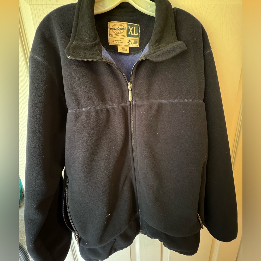 Size extra large fleece jackets from Wear Gaurd